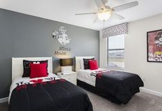 臥室 6 9BR 5BAroom Pool Home in Champions Gate