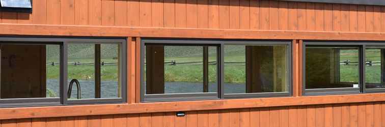 Exterior Redwood Cabins