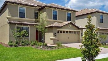 外部的 4 6BR 6BA Pool Home in ChampionsGate