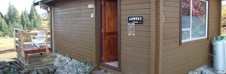 Exterior Sunset Chalet