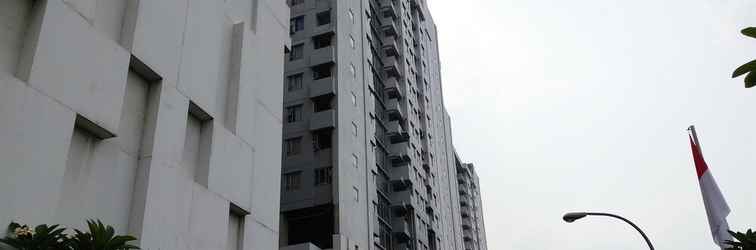 Exterior Homey 2BR at Menteng Square Apartment