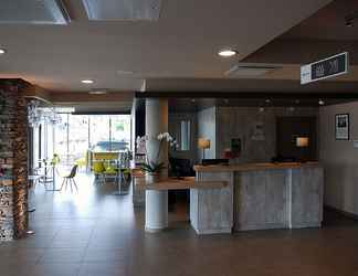 Lobby 2 ibis budget Archamps Porte de Genève