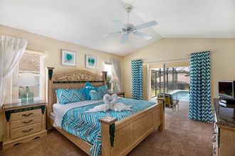 臥室 4 Stunning 4 bed Villa With South Facing Pool and spa With no Immediate Rear Neighbours - 376