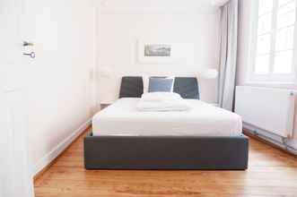 ห้องนอน 4 3-Zimmer Apartment mit 2 Bädern am Marktplatz