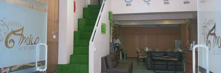 Lobby Amico Del Myanmar - Hostel