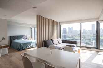 Kamar Tidur 4 Modern Potts Point Apartment in Omnia