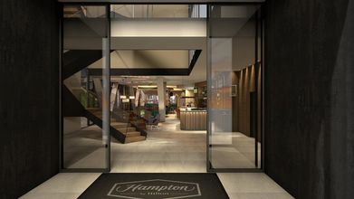 Lobby 4 Hampton by Hilton Alcobendas Madrid