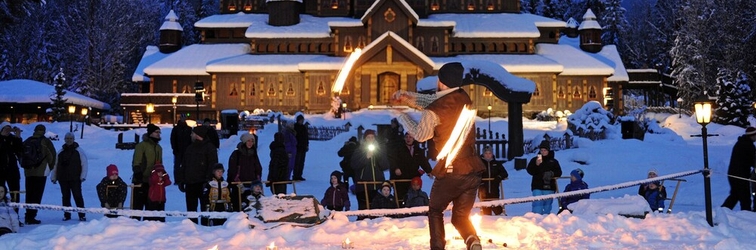 ภายนอกอาคาร Hunderfossen Snøhotell