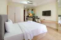 Kamar Tidur Comfy Studio Room with City View at Menteng Park Apartment