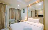 ห้องนอน 5 Minimalist with City View Studio @ Menteng Park Apartment