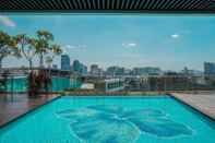 Swimming Pool Elegant Studio at Menteng Park Apartment