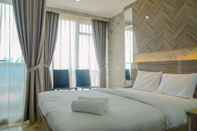 Bedroom Tranquil Studio Apartment at Menteng Park