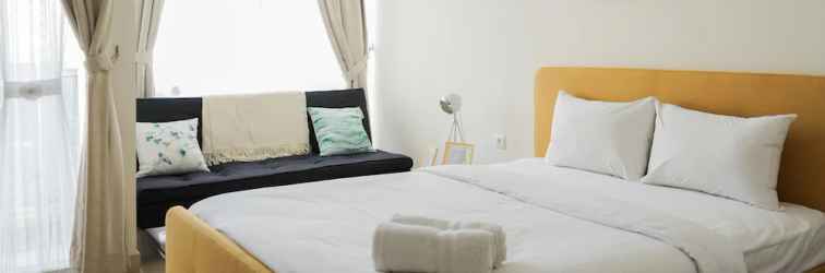 Phòng ngủ New Furnished and Exclusive Studio at Menteng Park Apartment