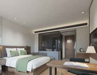 Kamar Tidur 2 GreenTree Inn Ningbo Beilun District Meishan Beach Business Hotel