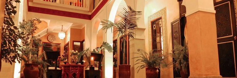 로비 Riad La Rose d'Orient
