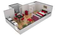 ห้องนอน 5 ZH Keita - Stauffacher Hitrental Apartment