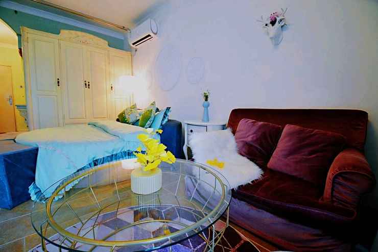 BEDROOM Avatar Green Queen Round Bed High Rise View Futian