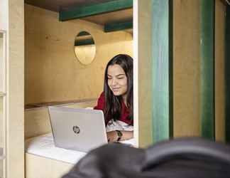 Lobby 2 Green Marmot Capsule Hotel Zurich