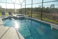 泳池 5 Bedroom, 3 Bath Disney Conservation View Home!