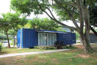 Luar Bangunan 4 Shipping Container Hotel @ One-North