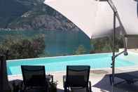 Swimming Pool Modern Villa in Marone Italy With Private Pool