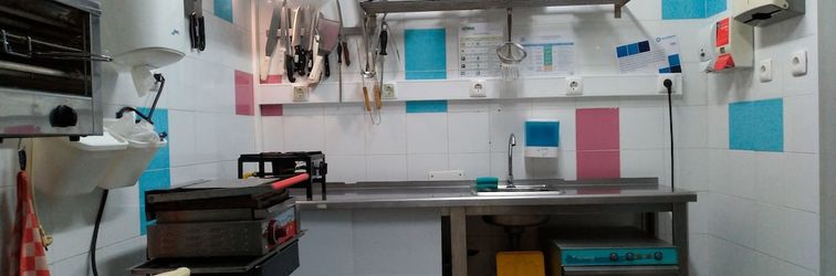 ล็อบบี้ E-Nove Lounge Hostel Caffe