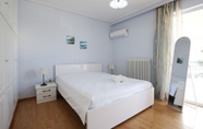 ห้องนอน 3 Ano Glyfada- A Big Comfortable Apartment