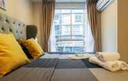 ห้องนอน 2 Near BK University Quiet Condo in Rama4 bkb136