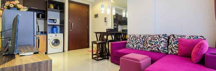 Lobby Elegant 1BR Apartment at Kemang Mansion