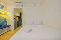 Kamar Tidur Comfortable Studio Apartment at Woodland Park Residence