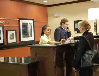 Lobby 2 Hampton Inn Geneseo