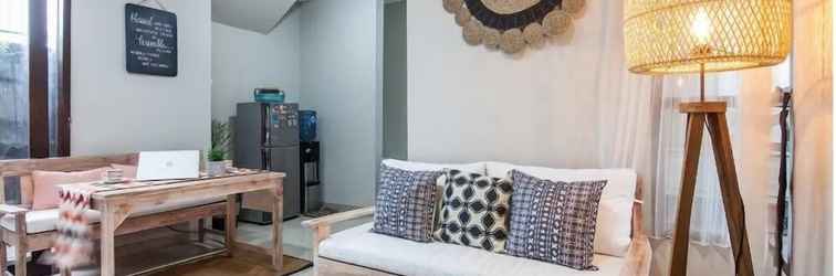 Sảnh chờ Cecilya Balian Stylish 3 Bedroom House near Beach at City Center