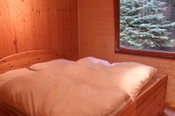 Bedroom Tidy Furnished Wooden Chalet near Forest