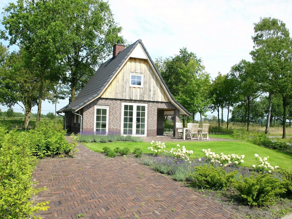 Exterior Beautiful House With Garden in a Green Environment