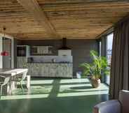 Lobby 3 Ecological Bungalow With a Decorative Fireplace, on a Farm