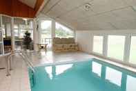 Swimming Pool 14 Person Holiday Home in Logstor