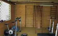 Fitness Center 4 Wooden Chalet with Terrace near Beach