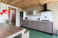 Bedroom Ecological Bungalow With a Decorative Fireplace, on a Farm