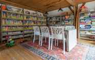 Common Space 7 Ecological Bungalow With a Decorative Fireplace, on a Farm