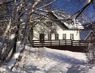 Exterior 2 Holiday Home in a Quiet, Authentic Mountain Village With a View of the Surrounding Hills