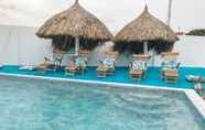 Swimming Pool 5 Ocean Front Property - Villa 5 Aruba Stunning