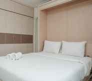 Bedroom 2 Comfortable and Homey Studio Apartment at Kebagusan City