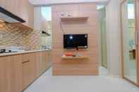 Kamar Tidur New Modern Studio Apartment at Green Pramuka City