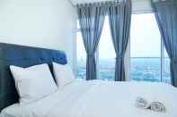 Bedroom Simply Furnished Studio Apartment at Puri Mansion