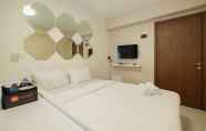 Bedroom 5 Homey and Comfy Studio Cinere Resort Apartment