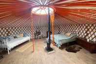 Bedroom Beautiful Rural Yurt With Wood Fired hot tub