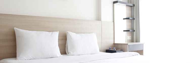 Kamar Tidur Bright Studio Room Gateway Pasteur Apartment