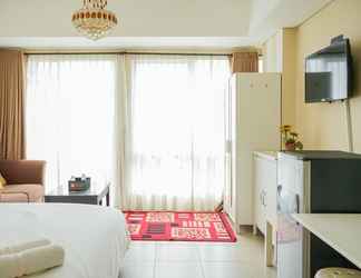 Bedroom 2 Relaxing Studio Apartment at Bintaro Plaza Residences with City View