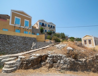 Exterior 2 Pretty Holiday Home in Symi Island With Balcony