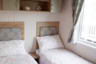 ห้องนอน Luxury 2 Bedroom Caravan at Mersea Island Holiday